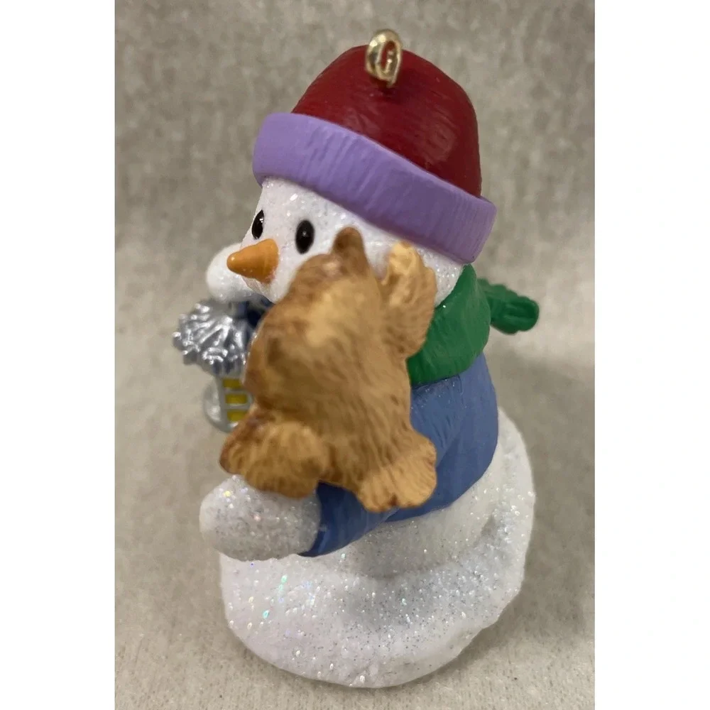 2005 Hallmark Snowman Owl Snow Buddies 8th Series Keepsake Christmas Ornament